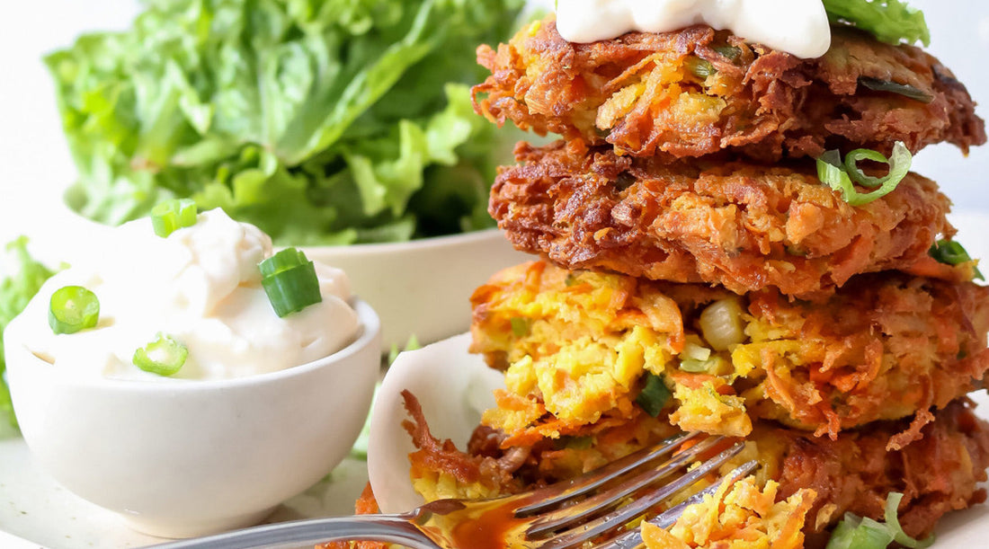 CURRIED PARSNIP FRITTERS